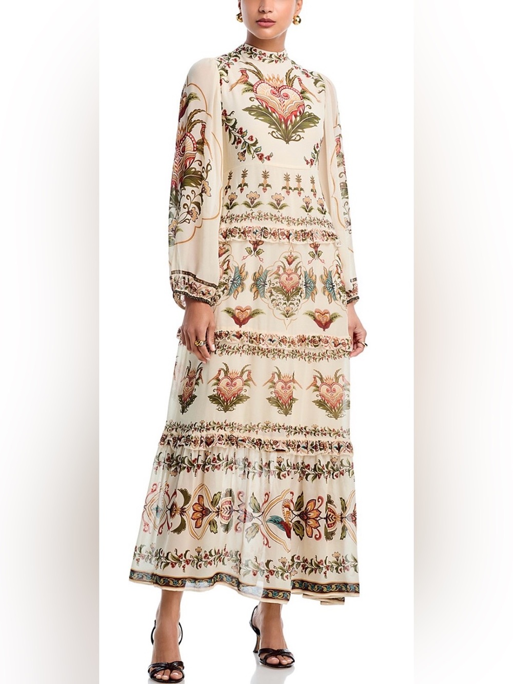 FARM RIO Majestic Hearts Maxi Dress